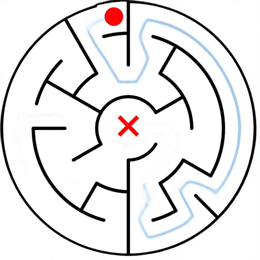 Circle maze gif