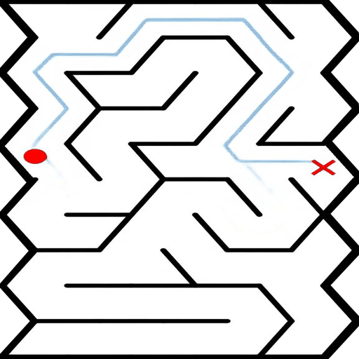 Triangle maze gif